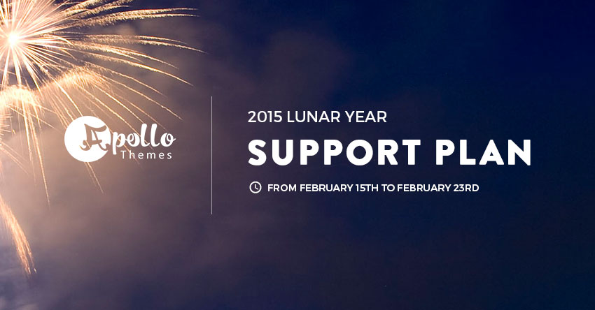 [Announcement] Support Plan for 2015 Lunar New Year.