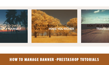 How to manage banner in prestashop