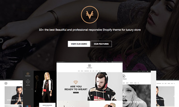 5+ the best beautiful and professional responsive Shopify theme for luxury store