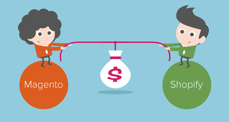 magento vs shopify theme