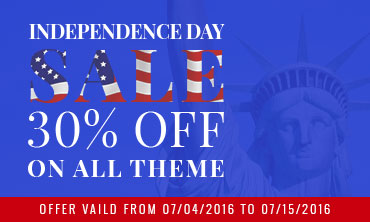 INDEPENDENCE DAY SHOPIFY & PRESTASHOP THEME SALES – 30% OFF