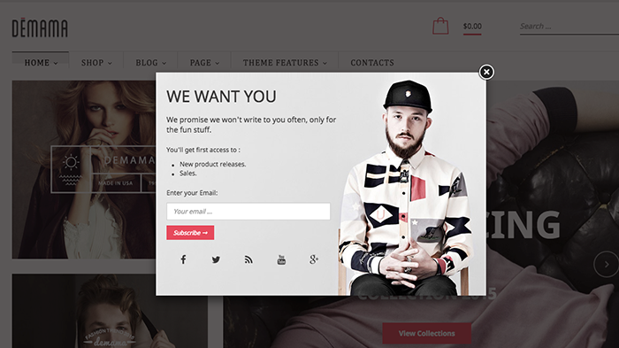 demama pop up prestashop