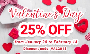 [25% OFF] HAPPY VALENTINE’S DAY 2018