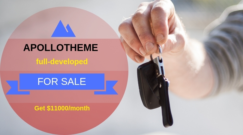 Full-Developed ApolloTheme Website For Sale!