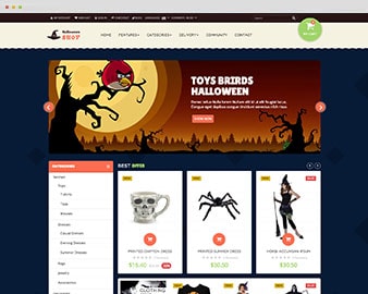 Ap Halloween Prestashop Theme for Event & Gift