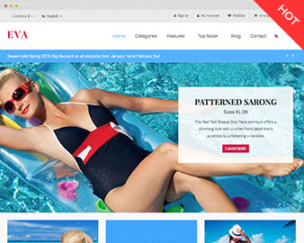 Ap Eva Swimming Prestashop Theme