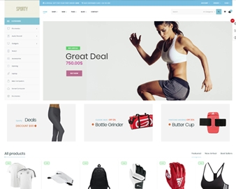 Ap Sporty Amazing Fashion Trend Prestashop Sport Theme - Clean & Clear layout