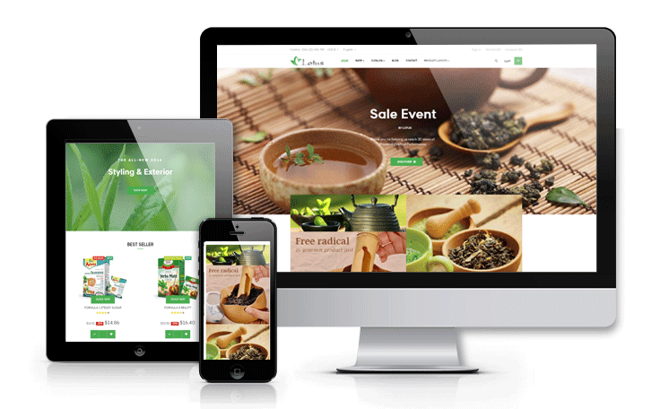 Ap Lotus Tea & Drink Prestashop Theme - Fully responsive