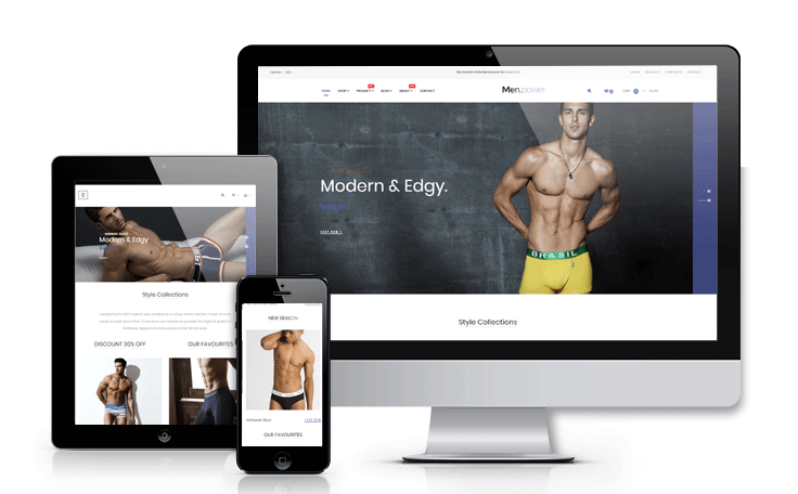 Ap Men Power underwear fashion prestashop theme - fully responsive