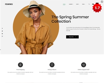 Ap Fewwo - Minimal Fashion ECommerce Prestashop Theme