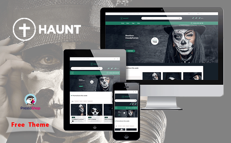 Ap Haunt - Halloween Accessory Prestashop Free eCommerce Themes