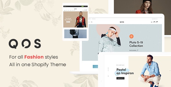 QOS Minimal Fashion eCommerce Shopify Theme