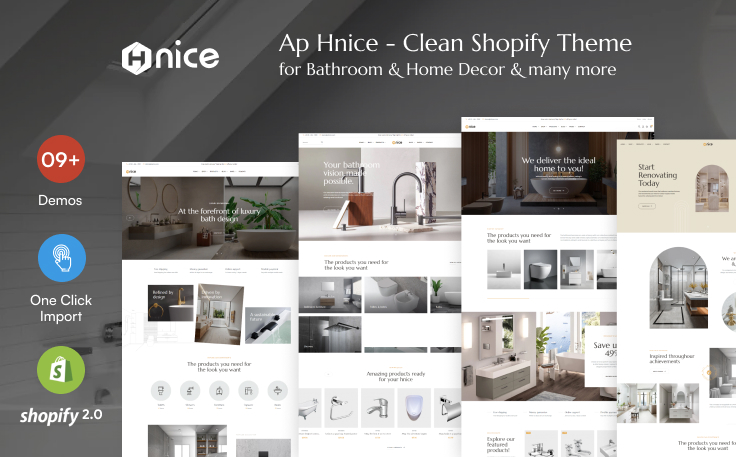 AP HNICE - BATHROOM & HOME DECOR SHOPIFY THEME