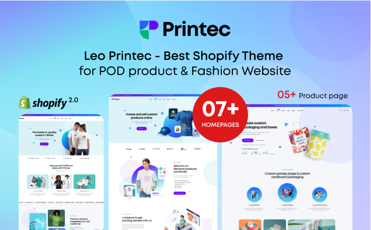 LEO PRINTEC - POD PRODUCT & FASHION SHOPIFY THEME