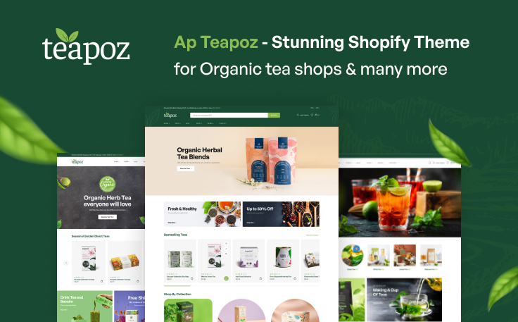 AP TEAPOZ - ORGANIC TEA SHOP SHOPIFY THEME