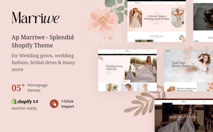 AP MARRIWE - WEDDING GOWN SHOPIFY THEME