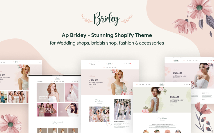 AP BRIDEY - WEDDING STORE SHOPIFY THEME