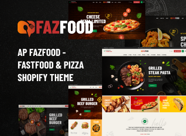 AP FAZFOOD - FASTFOOD RESTAURANT SHOPIFY THEME