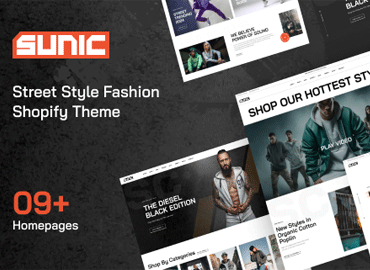 Sunic – Street Style Fashion Shopify Theme 2.0