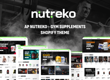 Ap Nutreko - Gym Supplements Shopify Theme