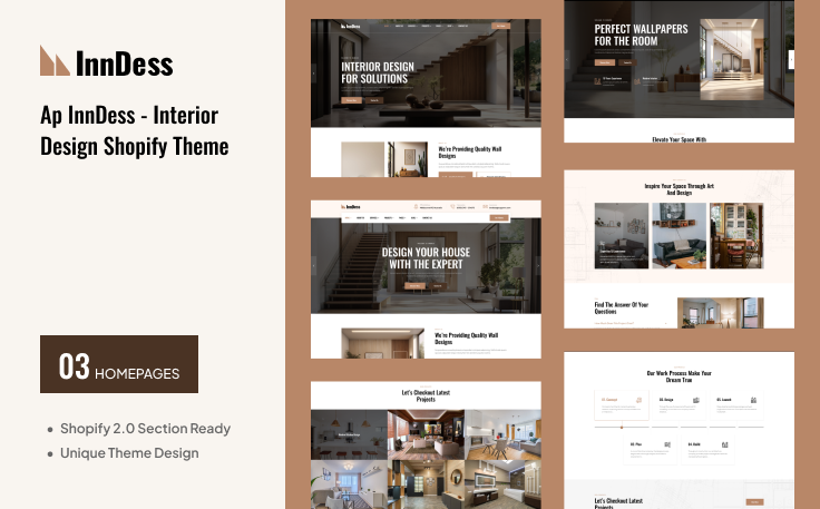 Ap InnDess - Interior Design Shopify Theme