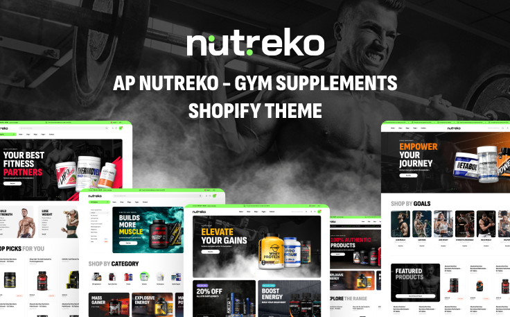 Ap Nutreko - Gym Supplements Shopify Theme