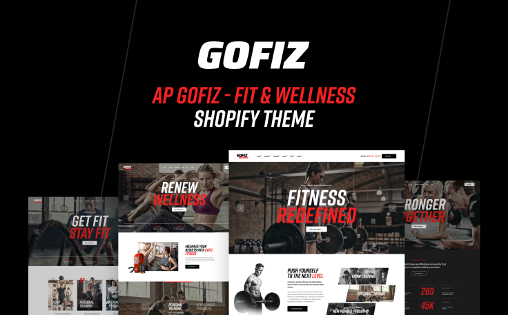 Ap GoFiz - Fit & Wellness Shopify Theme