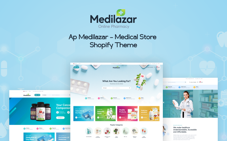 Ap Medilazar - Medical Store Shopify Theme