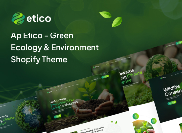 Ap Etico - Green Ecology & Environment Shopify Theme