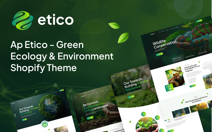 Ap Etico - Green Ecology & Environment Shopify Theme