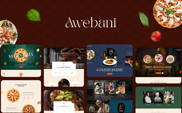 Ap Awebaninew - Restaurant Shopify Theme