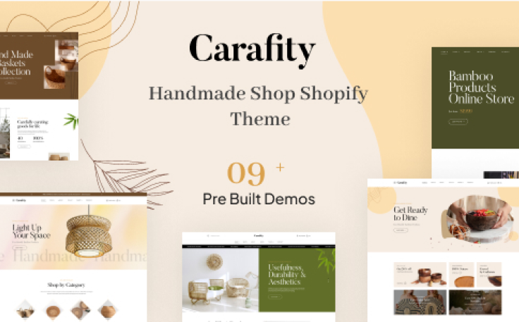 Carafity - Bamboo Handmade Shopify Theme