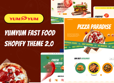 Ap Yumyum - Pizza & Fastfood Restaurant Shopify Theme